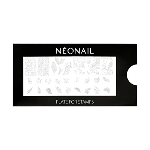 NEONAIL Stamping Plate 15 - Stamping Platte - Schablonen Platte - Nail Art - Nageldesign - Nagel Stempel Schablone - French Nails Schablone - Nagelkunst Stempel von NÉONAIL
