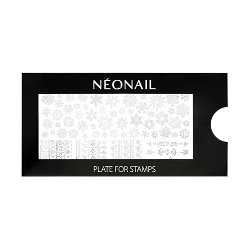 NEONAIL Stamping Plate 17 - Stamping Platte - Schablonen Platte - Nail Art - Nageldesign - Nagel Stempel Schablone - French Nails Schablone - Nagelkunst Stempel von NÉONAIL