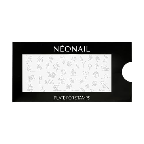 NEONAIL Stamping Plate 24 - Stamping Platte - Schablonen Platte - Nail Art - Nageldesign - Nagel Stempel Schablone - French Nails Schablone - Nagelkunst Stempel von NÉONAIL