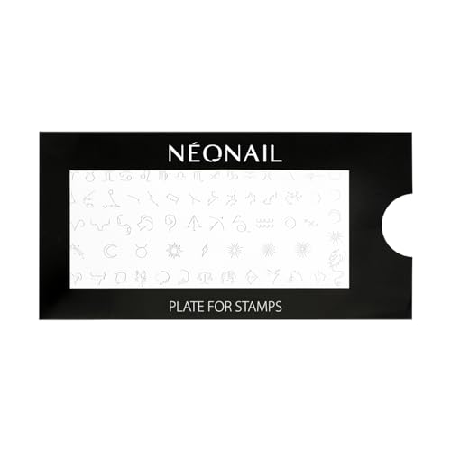 NEONAIL Stamping Plate 27 - Stamping Platte - Schablonen Platte - Nail Art - Nageldesign - Nagel Stempel Schablone - French Nails Schablone - Nagelkunst Stempel von NÉONAIL