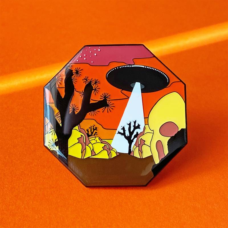Joshua Trees Ufo Pin von NERDPINS