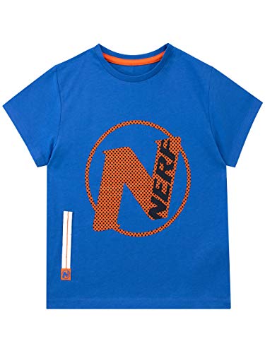 NERF Jungen T-Shirt Blau 116 von NERF