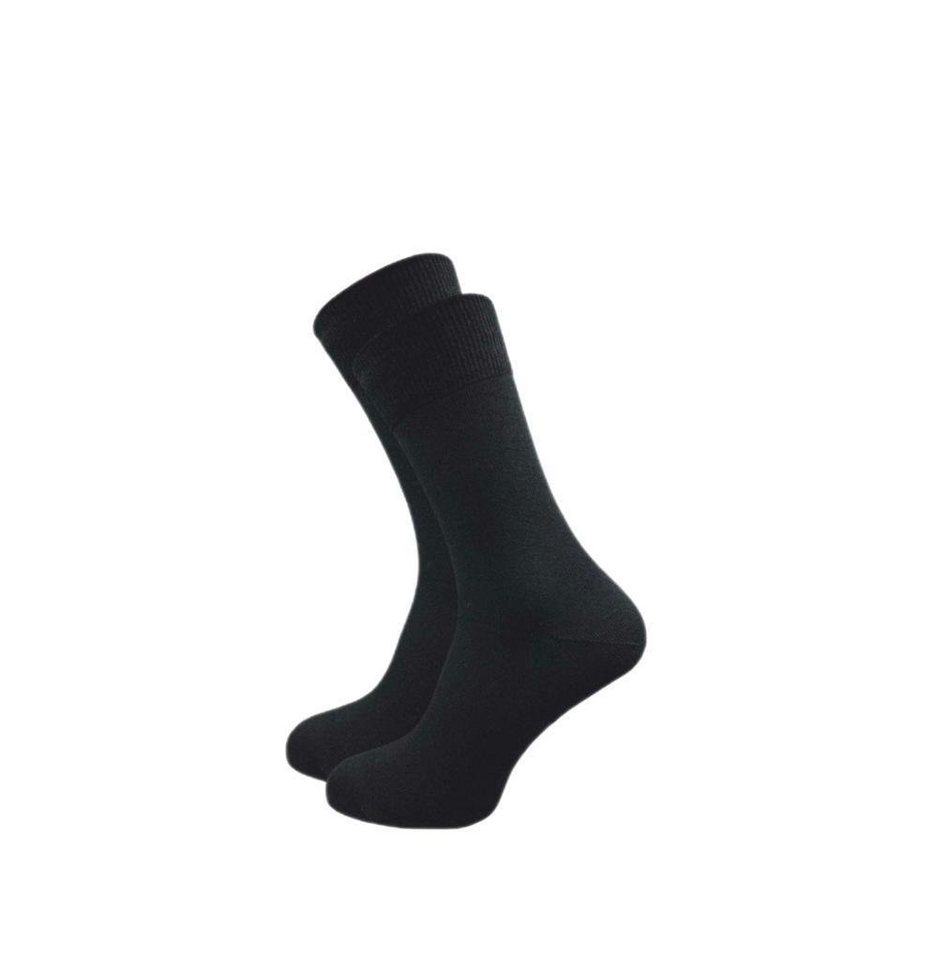 NERS Basicsocken für Damen und Herren Naturbelassene aus 100% Baumwolle (6-Paar) Atmungsaktive Baumwolle gegen Schweißfüße und ohne drückende Naht von NERS