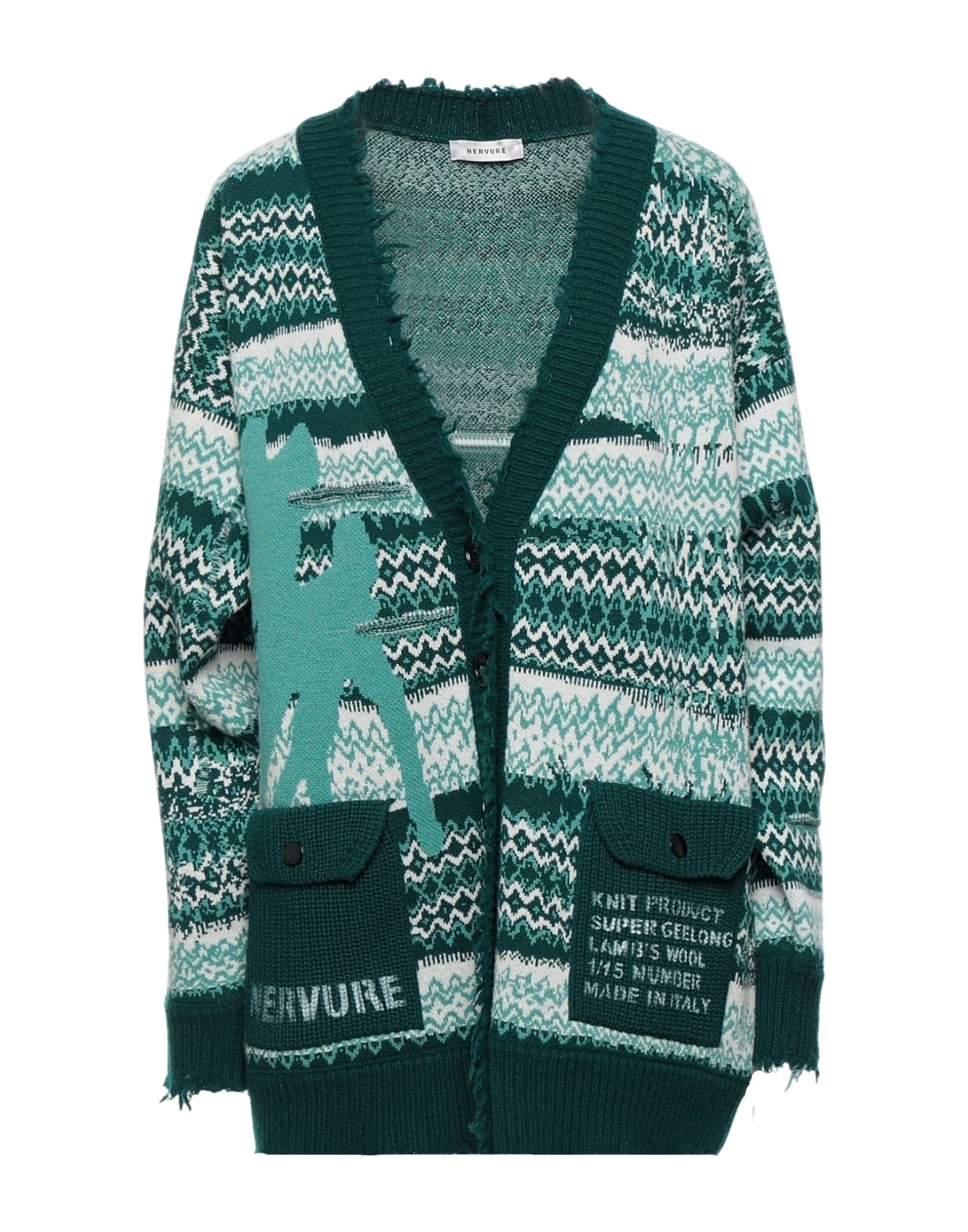 NERVURE Strickjacke Damen Grün von NERVURE
