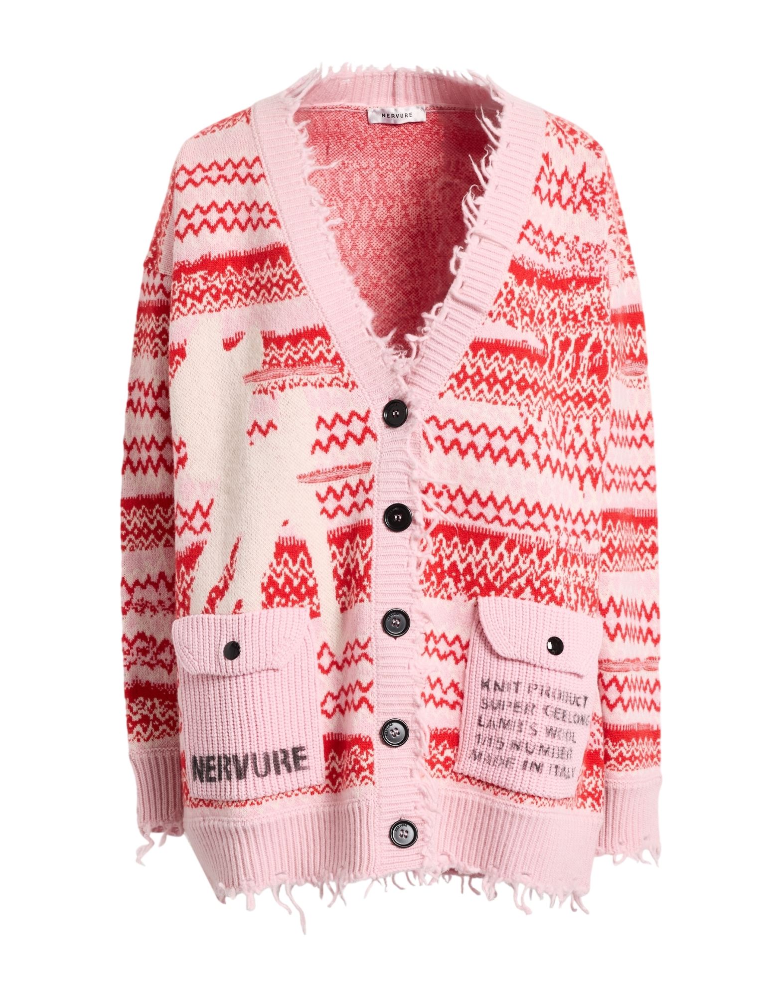 NERVURE Strickjacke Damen Hellrosa von NERVURE