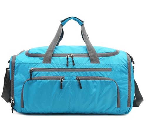 Für Reisen Kurzurlaub 20-Zoll-Reisetasche Für Herren, Reisetasche Mit Schuhfach, Übernachtungstasche Für Damen Mit Kulturbeutel (Color : F, Size : 51 * 30 * 26cm) von NESPIQ