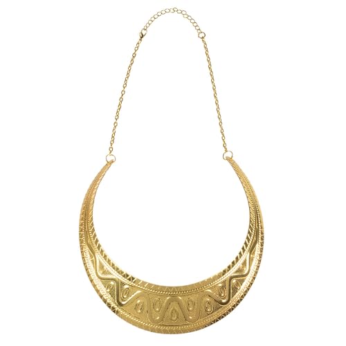 NET TOYS Eindrucksvolle Göttin Halskette - Gold - Verführerisches Damen-Kostüm-Zubehör Halsschmuck weibliche Gottheit NET TOYS Eindrucksvolle Göttin Halskette - Gold - Verführerisches Damen-Kostüm-Zubehör Halsschmuck weibliche Gottheit von NET TOYS