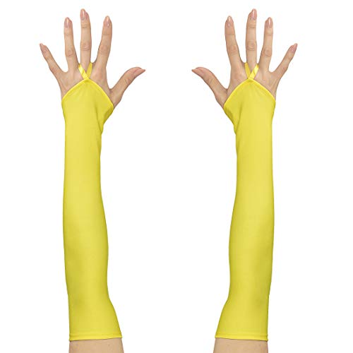 NET TOYS Fingerlose Handschuhe mit Mittelfinger-Schlaufe | Neongelb | Hochwertiges Frauen-Kostüm-Zubehör Armstulpen | Passend gekleidet für Fasching & Karneval NET TOYS Fingerlose Handschuhe mit Mittelfinger-Schlaufe | Neongelb | Hochwertiges Frauen-Kostüm-Zubehör Armstulpen | Passend gekleidet für Fasching & Karneval von NET TOYS