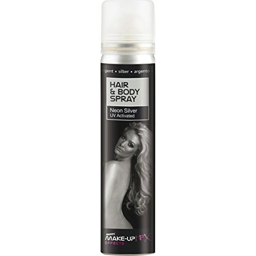 NET TOYS Haar- und Körperspray Silber Körper Sprühfarbe Glitzer Silber 75 ml Colorspray Haarspray Bodyspray Bodypainting NET TOYS Haar- und Körperspray Silber Körper Sprühfarbe Glitzer Silber 75 ml Colorspray Haarspray Bodyspray Bodypainting von NET TOYS