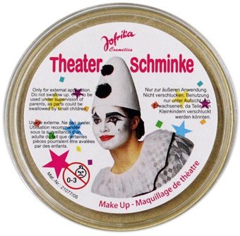 NET TOYS Makeup Gold Theaterschminke Kostüm Schminke goldene Karnevalsschminke Make Up Kostümschminke von NET TOYS