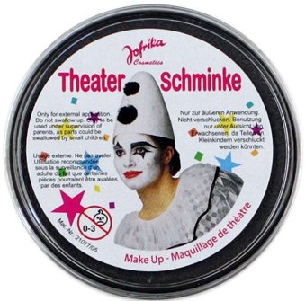 NET TOYS Makeup schwarz Karnevalsschminke Schwarze Faschingsschminke Make Up Theaterschminke von NET TOYS