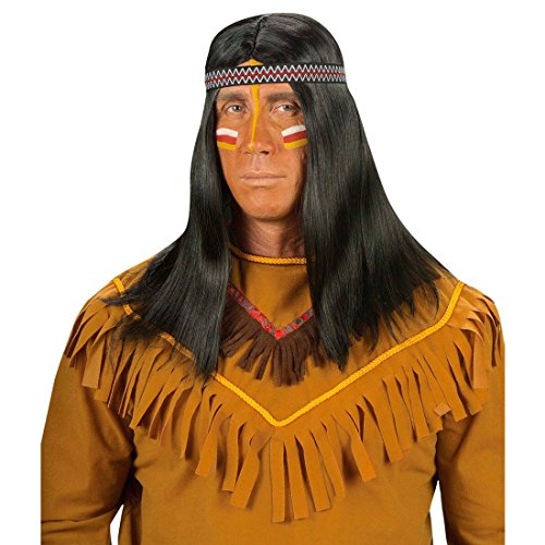 NET TOYS Perücke schwarz Indianer Karnevalsperücke Indianerperücke Häuptling Apachen Sioux Indian Fasching Karneval NET TOYS Perücke schwarz Indianer Karnevalsperücke Indianerperücke Häuptling Apachen Sioux Indian Fasching Karneval von NET TOYS