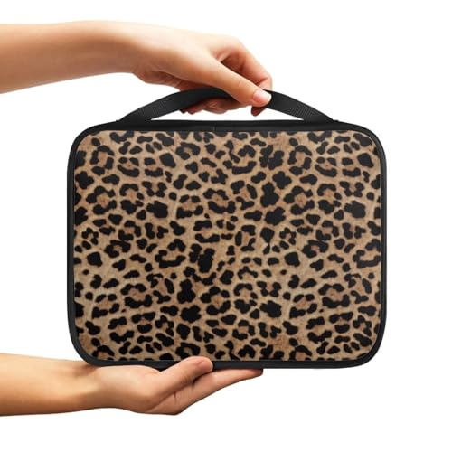 NETILGEN Book Cover Bag Bible Cover Case with Handle Zipper Scripture Study Bible Case Notebook Carrying Case Fits for Standard Size Bible, Leopard Print NETILGEN Book Cover Bag Bible Cover Case with Handle Zipper Scripture Study Bible Case Notebook Carrying Case Fits for Standard Size Bible, Leopard Print von NETILGEN