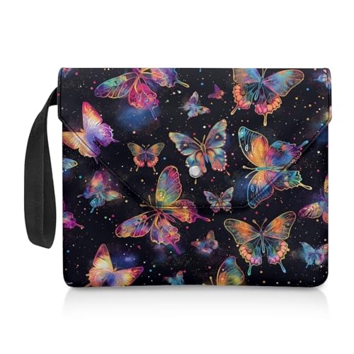 NETILGEN Book Sleeve Book Sleeve Book Protective Cover with Extra Sleeve Pocket Button Flap Design Washable Paperback Purse Textbook Protective Cover for Women Butterfly Starry NETILGEN Book Sleeve Book Sleeve Book Protective Cover with Extra Sleeve Pocket Button Flap Design Washable Paperback Purse Textbook Protective Cover for Women Butterfly Starry von NETILGEN