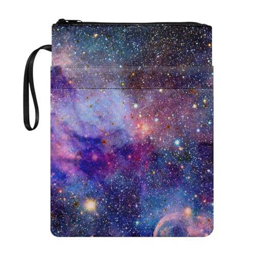 NETILGEN Galaxy Star Book Sleeve for Book Lovers Book Sleeve with Zipper Book Protector Paperback Book Cover Stationery Storage Bag for Kids Teens NETILGEN Galaxy Star Book Sleeve for Book Lovers Book Sleeve with Zipper Book Protector Paperback Book Cover Stationery Storage Bag for Kids Teens von NETILGEN