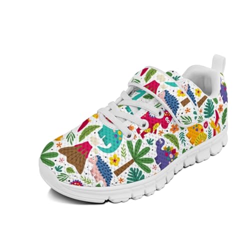 NETILGEN Laufschuhe mit süßem Tier-Dinosaurier-Motiv für Jungen, Schlupfschuhe, Tennisschuhe für den Kindergarten, Baby-Tennisschuhe NETILGEN Laufschuhe mit süßem Tier-Dinosaurier-Motiv für Jungen, Schlupfschuhe, Tennisschuhe für den Kindergarten, Baby-Tennisschuhe von NETILGEN