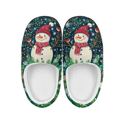 NETILGEN Weihnachts-Schneemann-Hausschuhe für Kleinkinder, rutschfeste Hausschuhe mit Memory-Schaum für drinnen und draußen NETILGEN Weihnachts-Schneemann-Hausschuhe für Kleinkinder, rutschfeste Hausschuhe mit Memory-Schaum für drinnen und draußen von NETILGEN