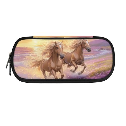 NETILGEN federmäppchen federmäppchen kinder schultasche schulsachen schreibwaren stifteetui federmäppchen stifteetui federmäppchen, Rennpferd, schulrucksack von NETILGEN