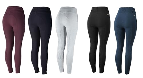 NETPROSHOP Damen Reithose Jogger ELSA High Waist mit Handy Tasche Silikon Vollbesatz Gr. 34-44, Damengroesse:44, Farbe:Beere NETPROSHOP Damen Reithose Jogger ELSA High Waist mit Handy Tasche Silikon Vollbesatz Gr. 34-44, Damengroesse:44, Farbe:Beere von NETPROSHOP