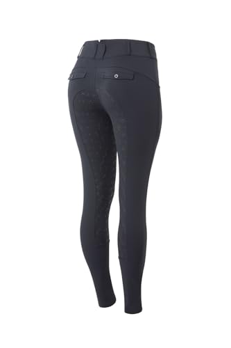 NETPROSHOP Damen Winter Reithose Ivana Wasserabweisend Vollbesatz Dunkelblau Gr. 34-44, Damengroesse:34, Farbe:Dunkelblau von NETPROSHOP