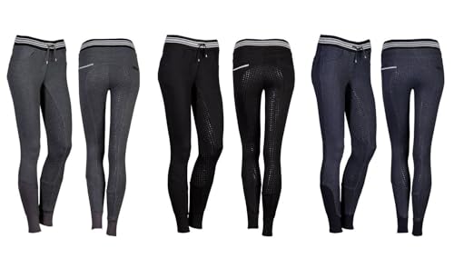 NETPROSHOP Schlüpf Reithose Damen Jogging-Look mit Silikon Vollbesatz Gr. 36-46, Groesse Damen:40, Farbe:Grau NETPROSHOP Schlüpf Reithose Damen Jogging-Look mit Silikon Vollbesatz Gr. 36-46, Groesse Damen:40, Farbe:Grau von NETPROSHOP