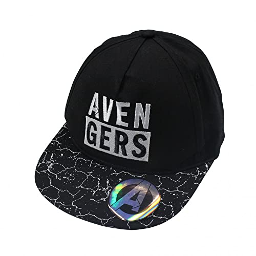 NEU Avengers Cap Kappe Schirmmütze Basecap Baseballkappe verstellbar (56, Schwarz) von NEU