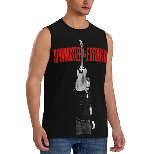 Herren Bruce T-Shirts Coole Logo Druck Schwarz Springsteen T Shirts Rundhals Ärmelloses Singer Sommer lässig Tshirts Crew Neck Bluse Tops für Männer Fans Merch Geschenke Herren Bruce T-Shirts Coole Logo Druck Schwarz Springsteen T Shirts Rundhals Ärmelloses Singer Sommer lässig Tshirts Crew Neck Bluse Tops für Männer Fans Merch Geschenke von NEUITAE