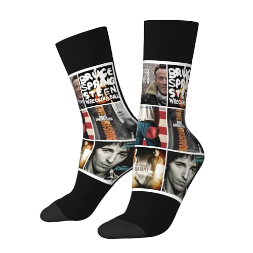 NEUITAE Bruce Socken Herren Damen Atmungsaktive Springsteen Socken Sportsocken Laufsocken von NEUITAE