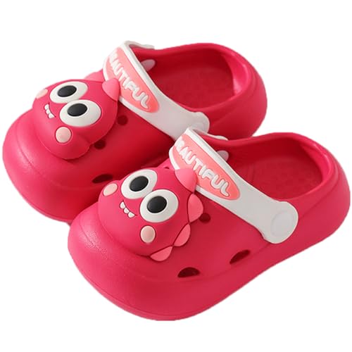 Kinder Clogs Pantoletten Jungen Mädchen Dinosaurier Leicht Sommer Gartenschuhe Bequeme Atmungsaktiv Sandale rutschfest Strand Hausschuhe von NEUSOP