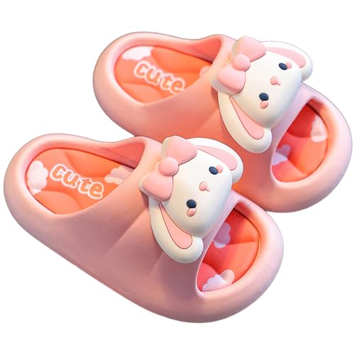 NEUSOP Kinder Sommer Hausschuhe Jungen Dusch Badeschuhe Mädchen Slide Slippers Cartoon Pantoletten rutschfeste Strand Sandalen Bequem Slipper Wolken von NEUSOP