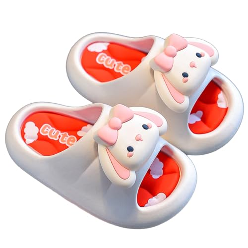 NEUSOP Kinder Sommer Hausschuhe Jungen Dusch Badeschuhe Mädchen Slide Slippers Cartoon Pantoletten rutschfeste Strand Sandalen Bequem Slipper Wolken von NEUSOP