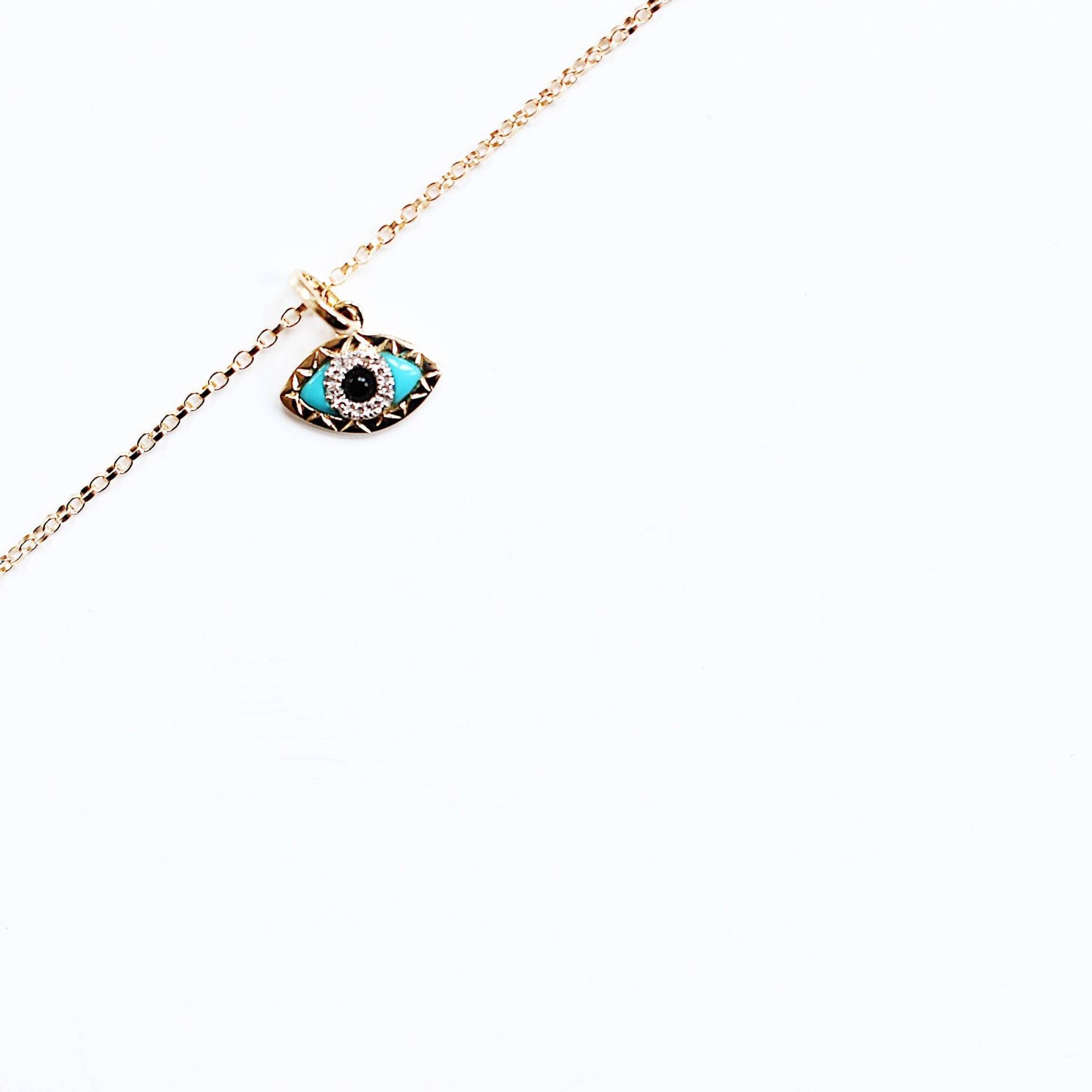 Diamant Evil Eye Halskette Diamant Evil Eye Halskette von NEUTRALSINC