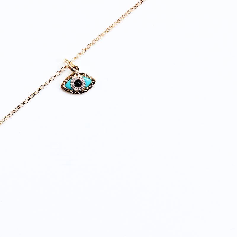 Diamant Evil Eye Halskette Diamant Evil Eye Halskette von NEUTRALSINC