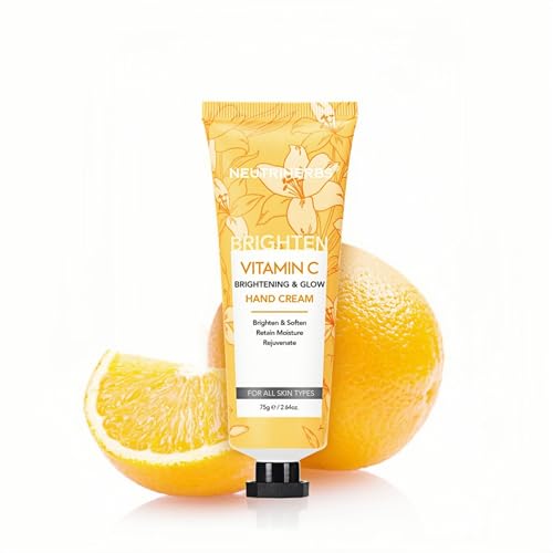 NEUTRIHERBS Vitamin C Hand Cream for Dry, Cracked Hands, Lightweight Hand Moisturizer Soften Brighten Nourish Hand, Protect Skin, Nails, Cuticles with Cherry Blossom Scent - 2.64oz NEUTRIHERBS Vitamin C Hand Cream for Dry, Cracked Hands, Lightweight Hand Moisturizer Soften Brighten Nourish Hand, Protect Skin, Nails, Cuticles with Cherry Blossom Scent - 2.64oz von NEUTRIHERBS