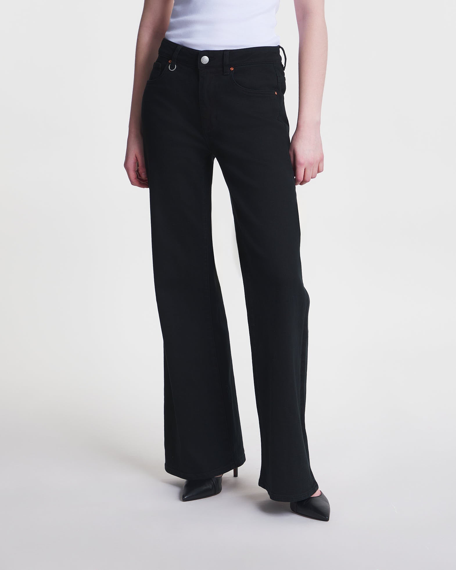 NEUW Jeans Eva Wide Noir Black von NEUW