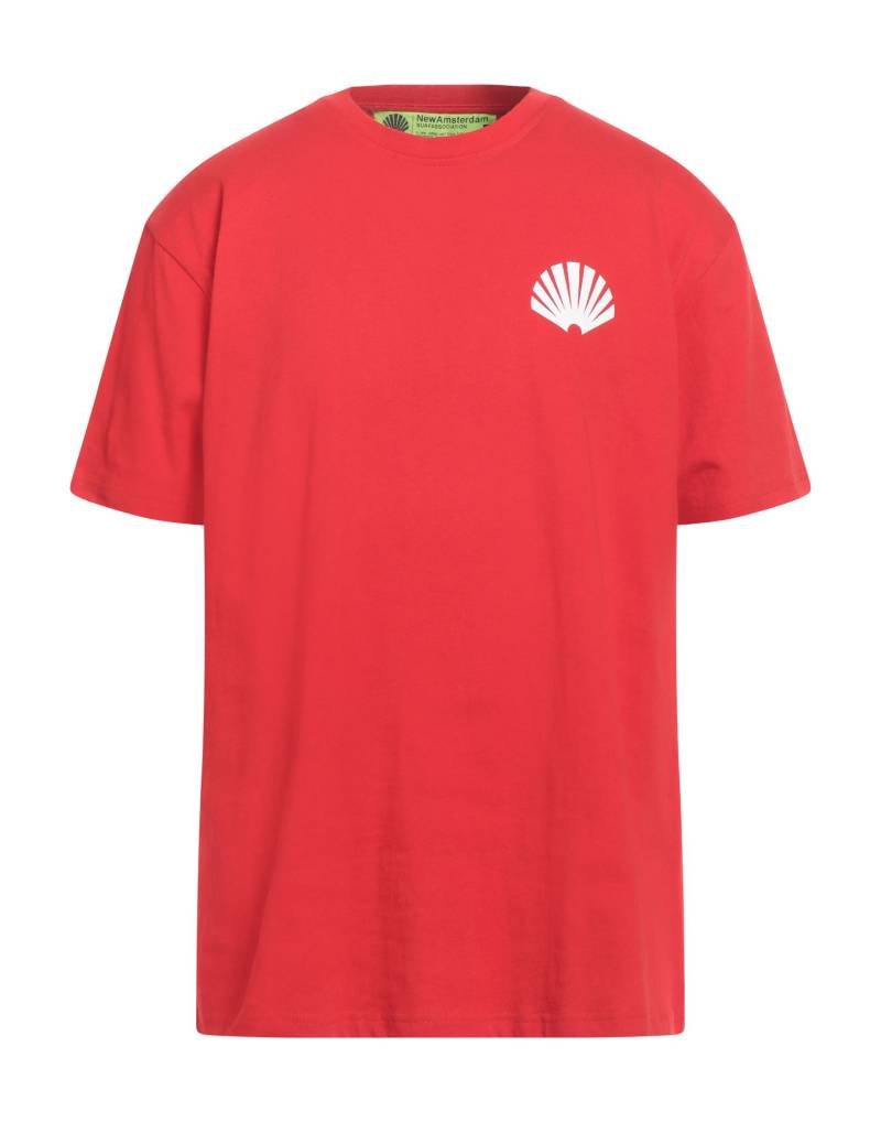 NEW AMSTERDAM SURFASSOCIATION T-shirts Herren Rot von NEW AMSTERDAM SURFASSOCIATION