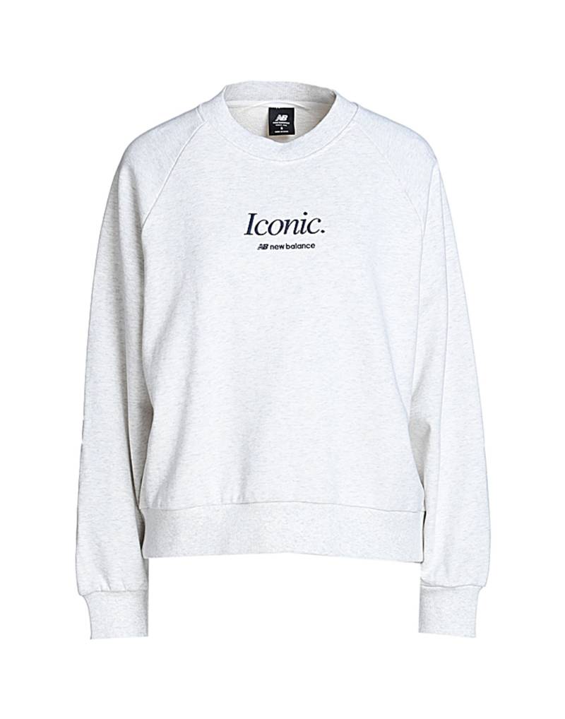 NEW BALANCE Sweatshirt Damen Hellgrau von NEW BALANCE