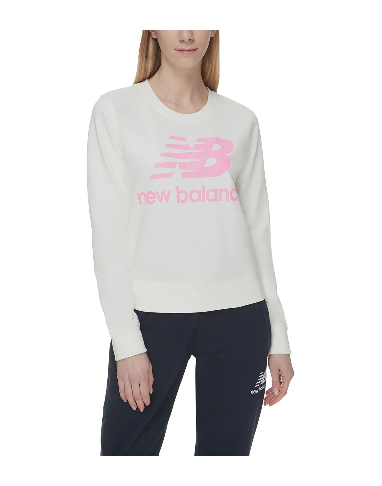 NEW BALANCE Sweatshirt Damen Weiß von NEW BALANCE