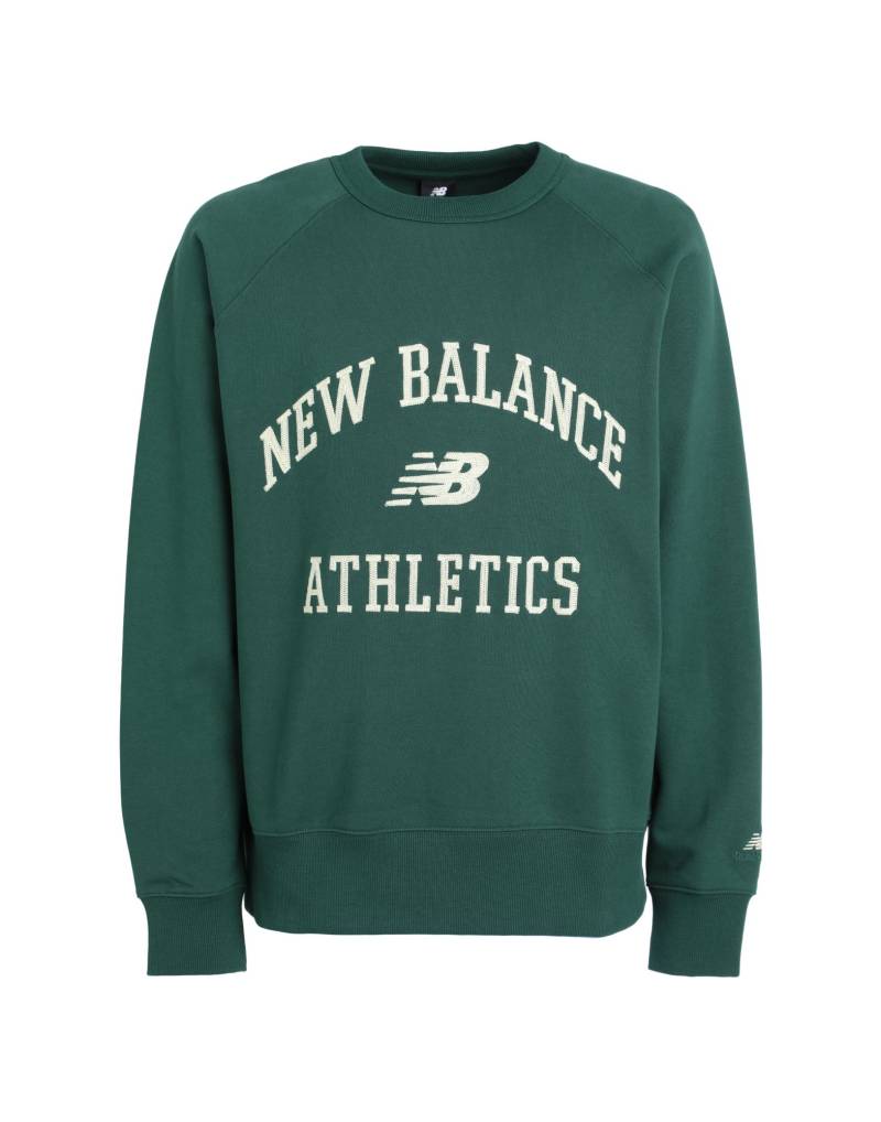 NEW BALANCE Sweatshirt Herren Dunkelgrün von NEW BALANCE