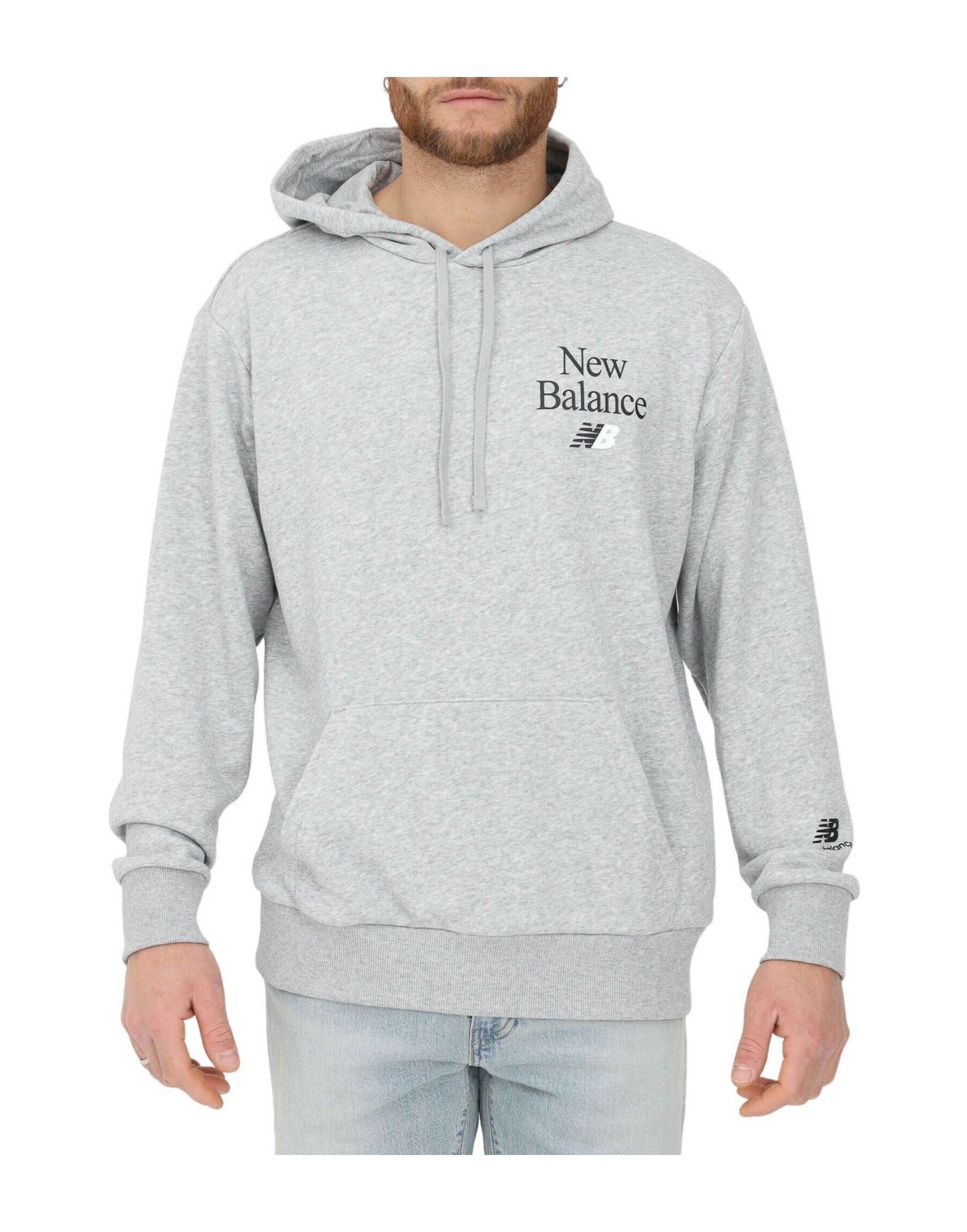 NEW BALANCE Sweatshirt Herren Grau von NEW BALANCE