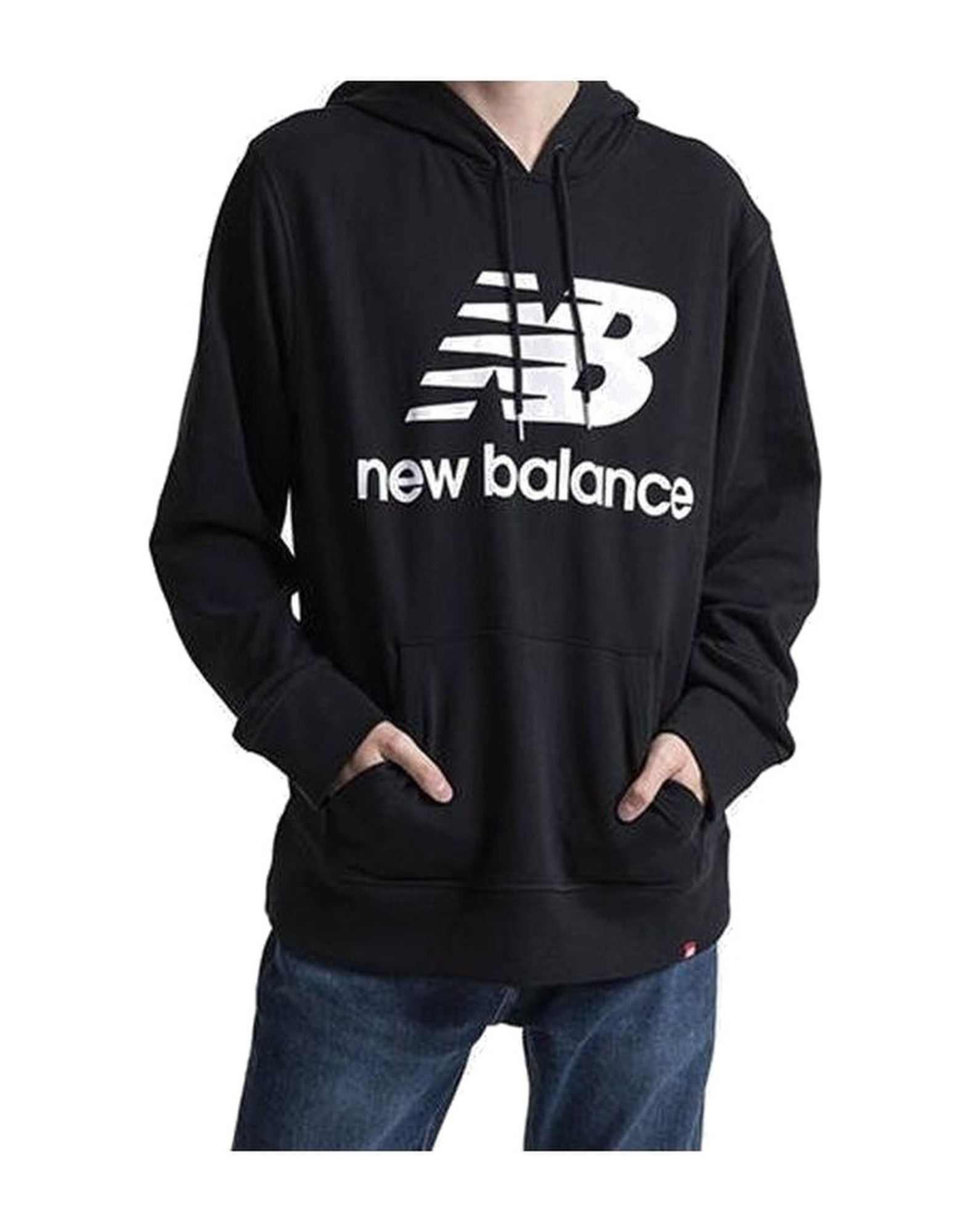 NEW BALANCE Sweatshirt Herren Schwarz von NEW BALANCE