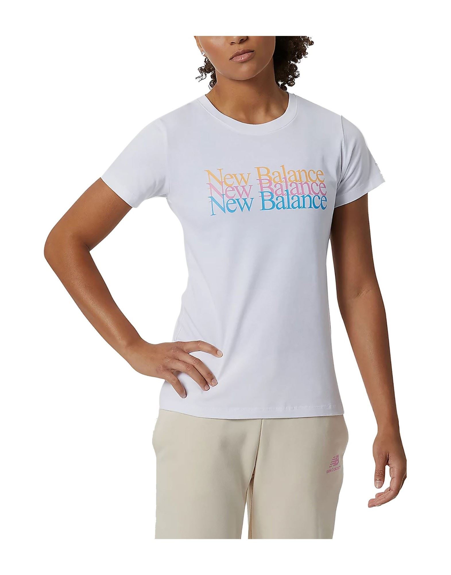 NEW BALANCE T-shirts Damen Weiß von NEW BALANCE
