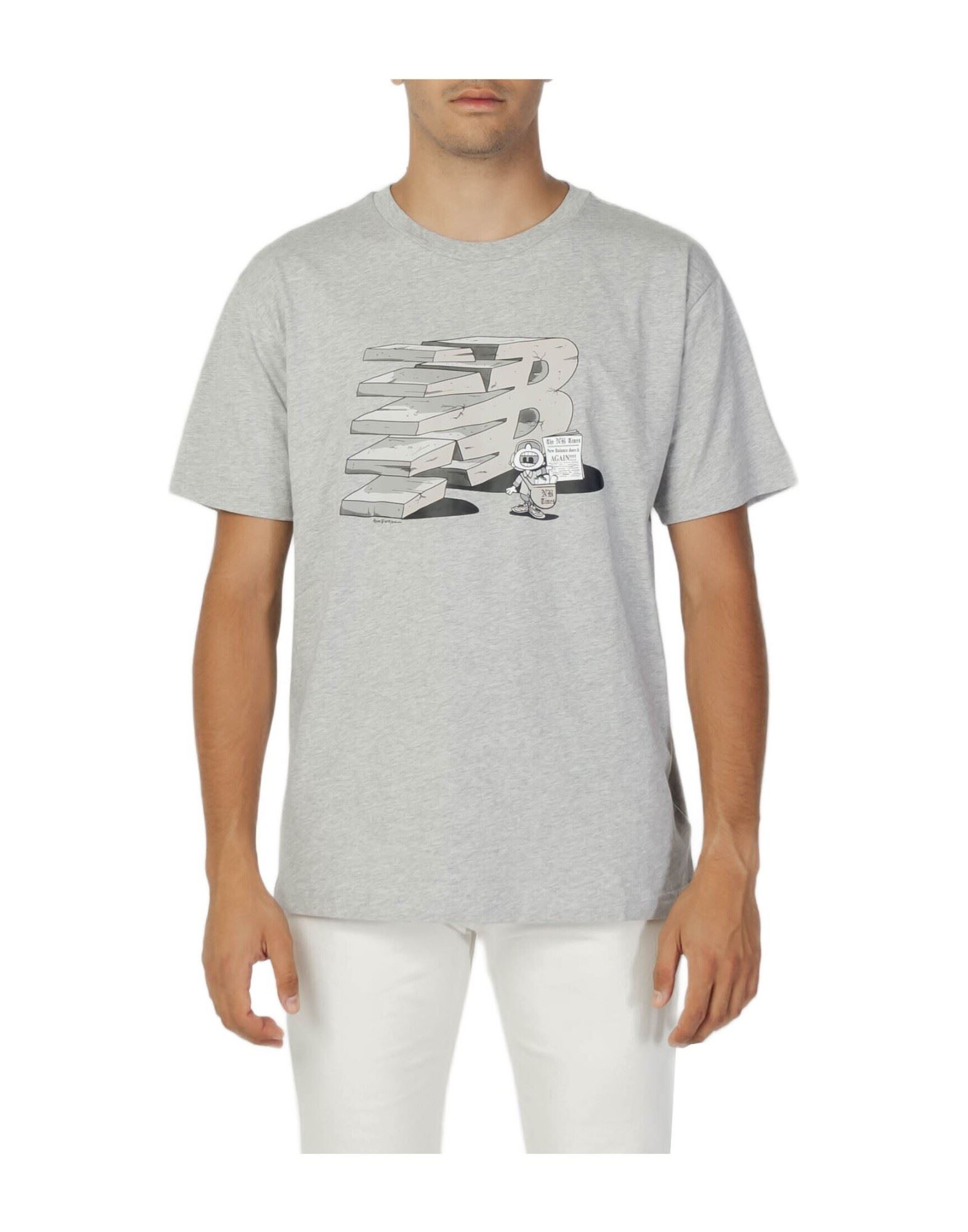 NEW BALANCE T-shirts Herren Grau von NEW BALANCE