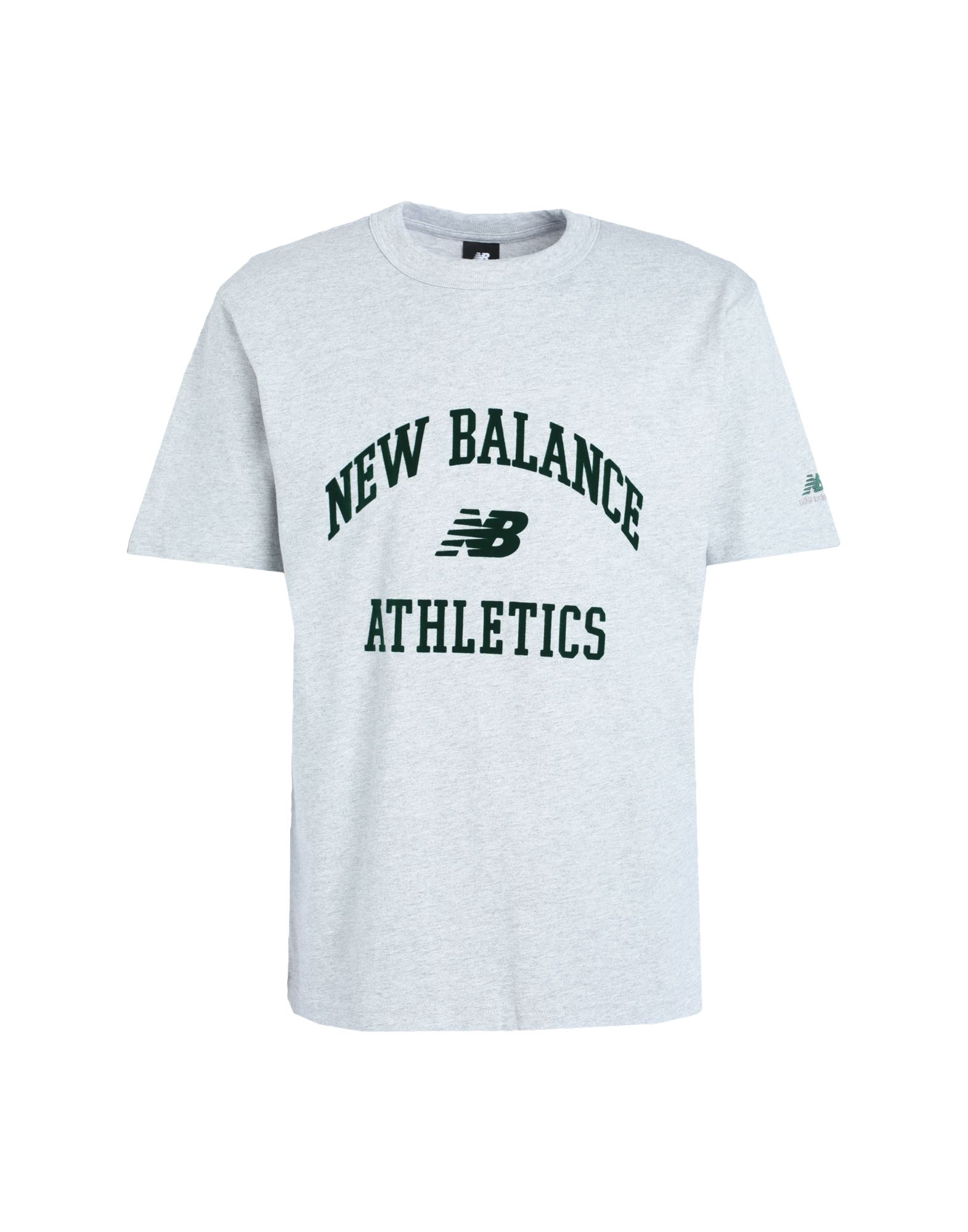 NEW BALANCE T-shirts Herren Hellgrau von NEW BALANCE