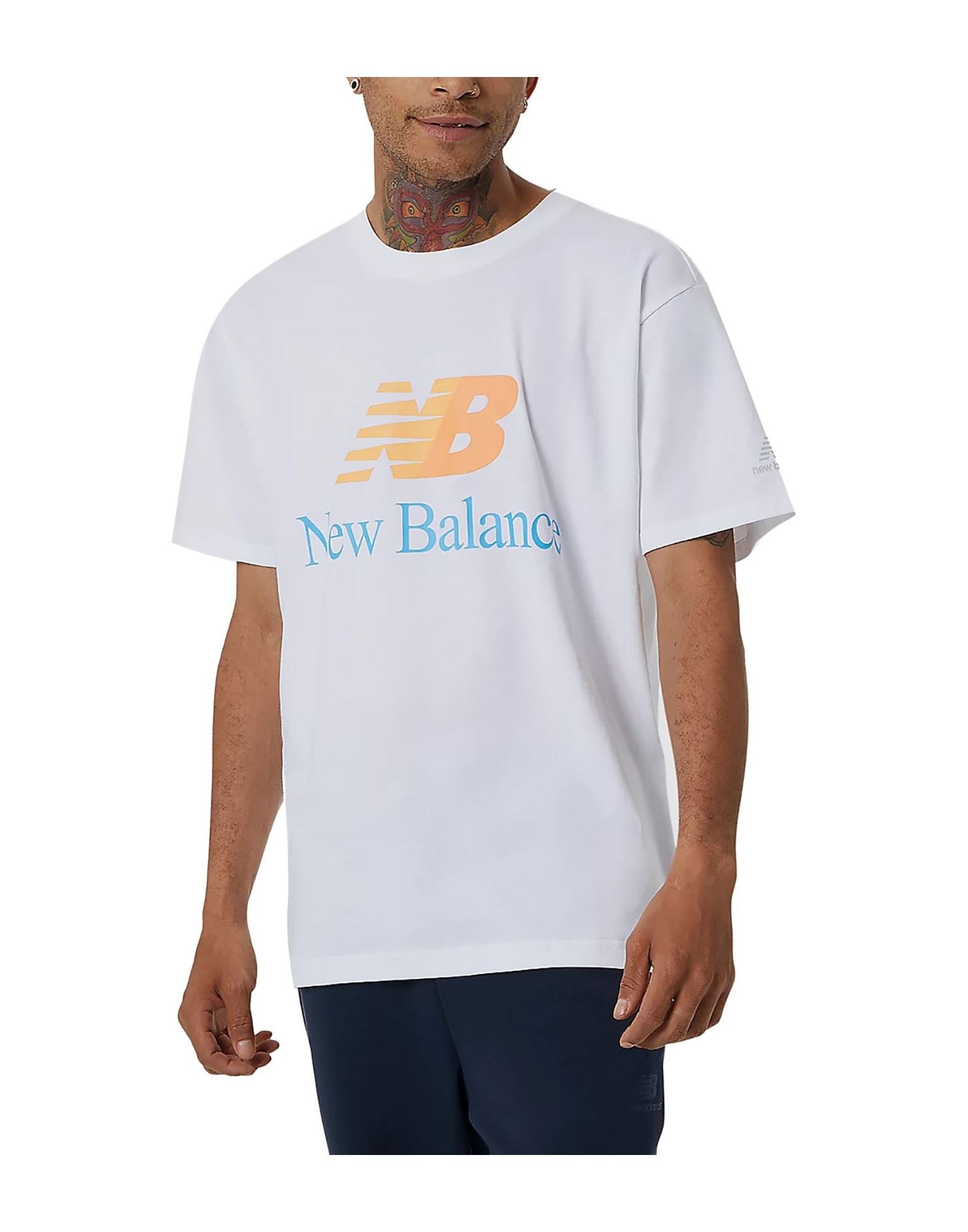 NEW BALANCE T-shirts Herren Weiß von NEW BALANCE