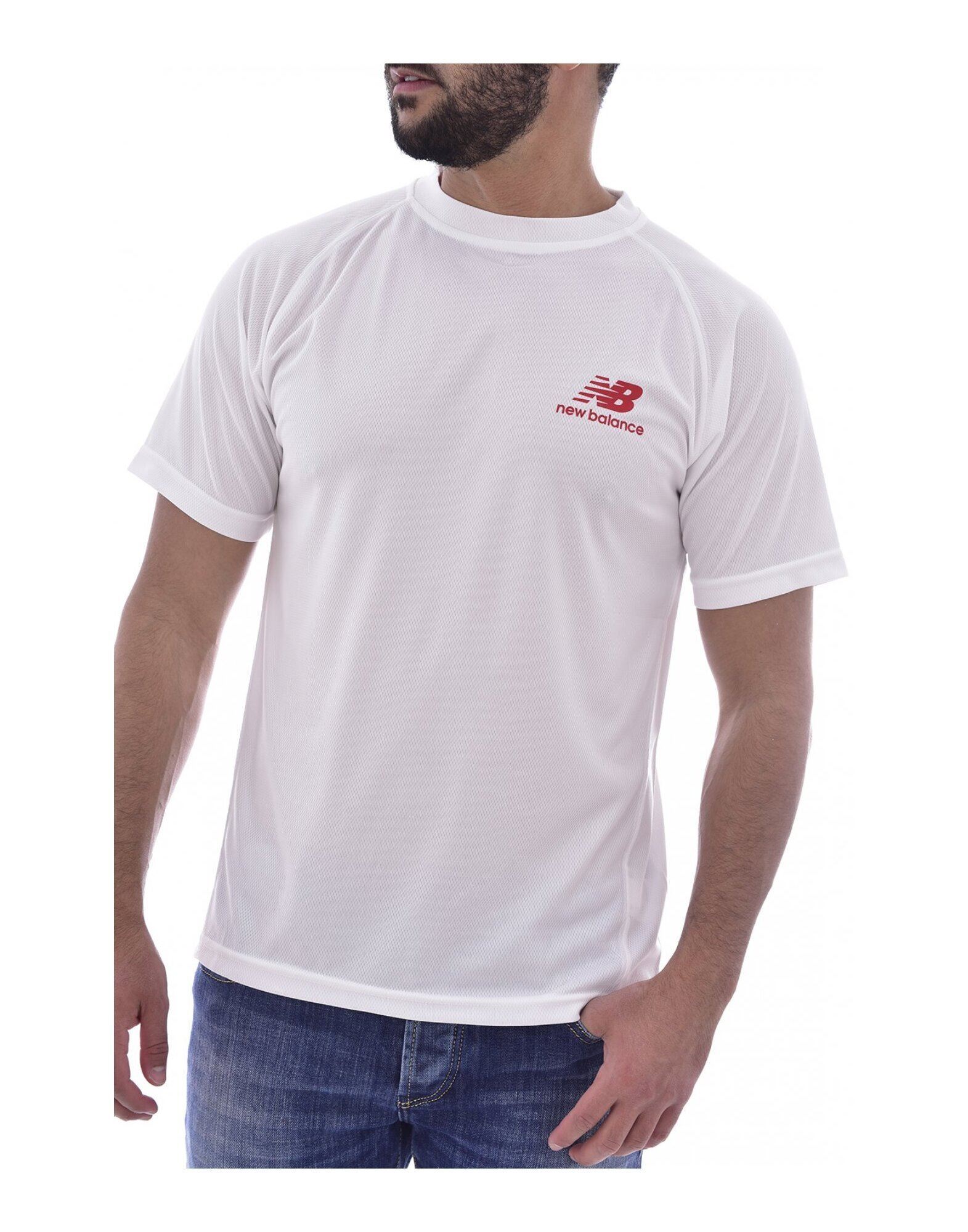 NEW BALANCE T-shirts Herren Weiß von NEW BALANCE