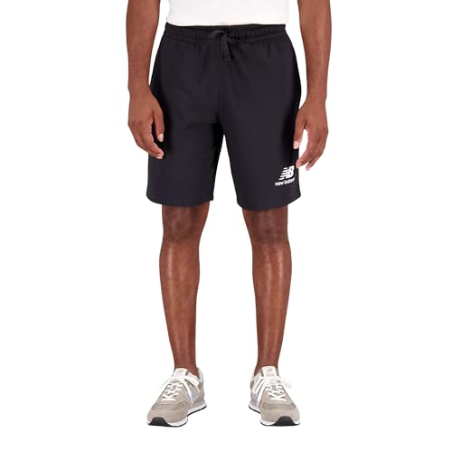 New Balance Essentials Stacked Logo French Terry Short Black (as3, Alpha, x_l, Regular, Regular) von NEW BALANCE