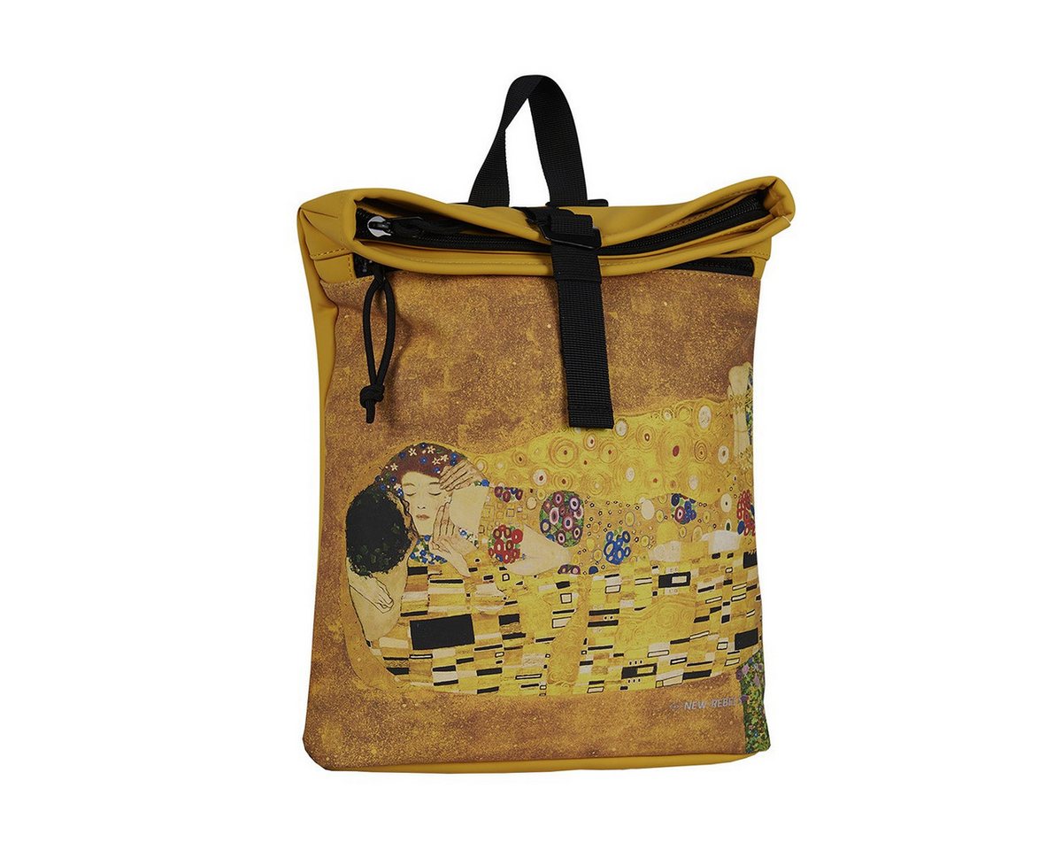 NEW REBELS Cityrucksack kleiner Roll Up RollTop Kurier Rucksack Mart Los Angeles, wasserabweisendes Planenmaterial, Motiv Gustavo NEW REBELS Cityrucksack kleiner Roll Up RollTop Kurier Rucksack Mart Los Angeles, wasserabweisendes Planenmaterial, Motiv Gustavo von NEW REBELS