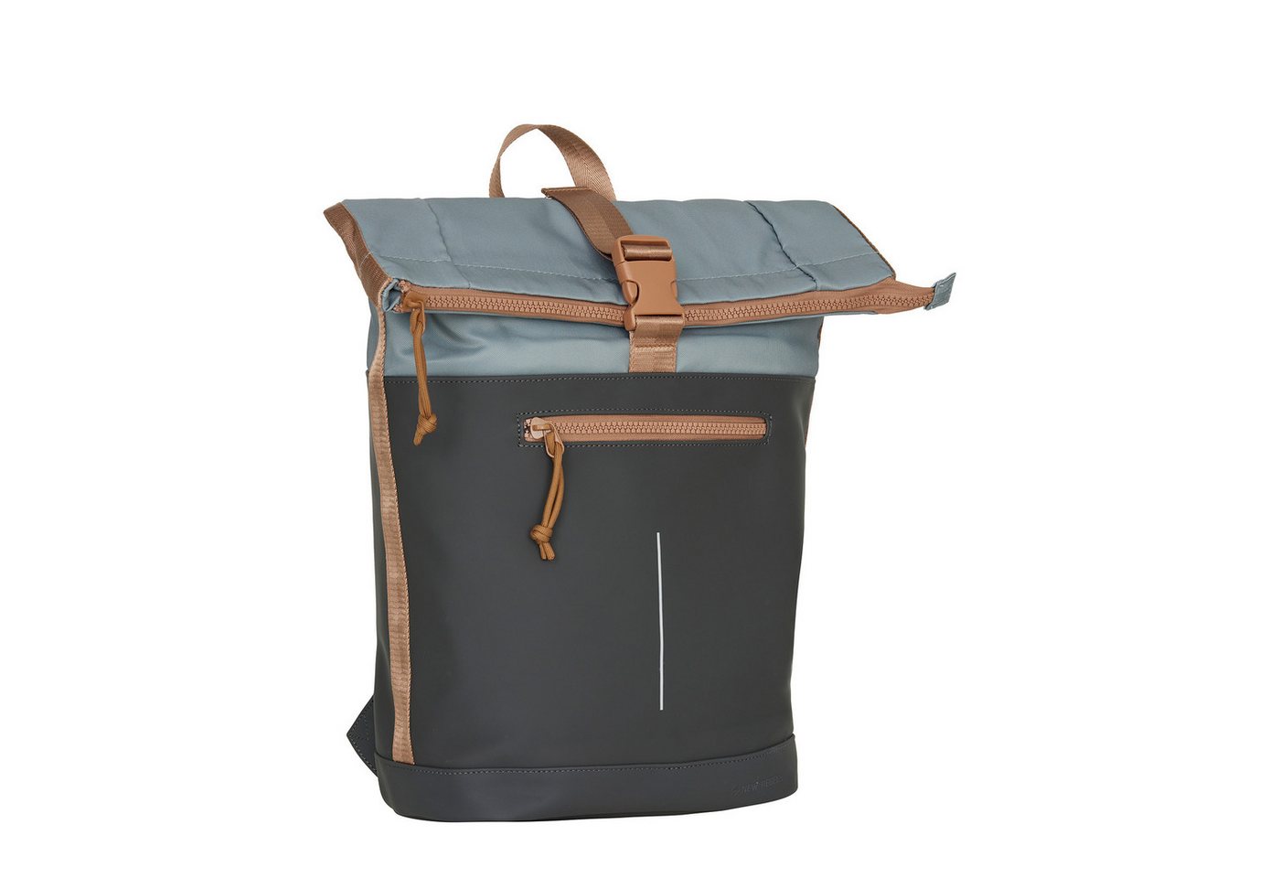 NEW REBELS Laptoprucksack Roll Up RollTop Kurier Rucksack Freizeitrucksack New York Ferron, wasserabweisend, Laptopfach, anthrazit kupfer NEW REBELS Laptoprucksack Roll Up RollTop Kurier Rucksack Freizeitrucksack New York Ferron, wasserabweisend, Laptopfach, anthrazit kupfer von NEW REBELS