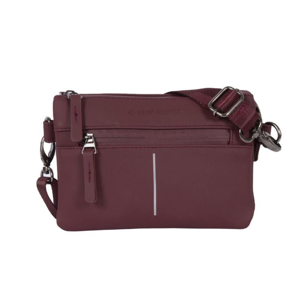 NEW REBELS - New Rebels Linde Jersey Burgunder Umhängetasche rot von NEW REBELS